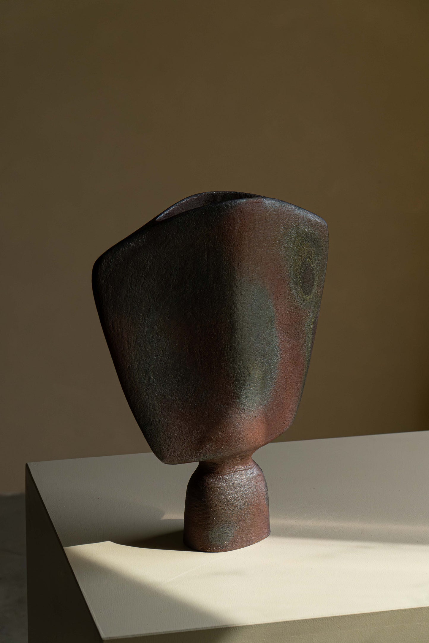 Vase Danaïde grès cuisson bois