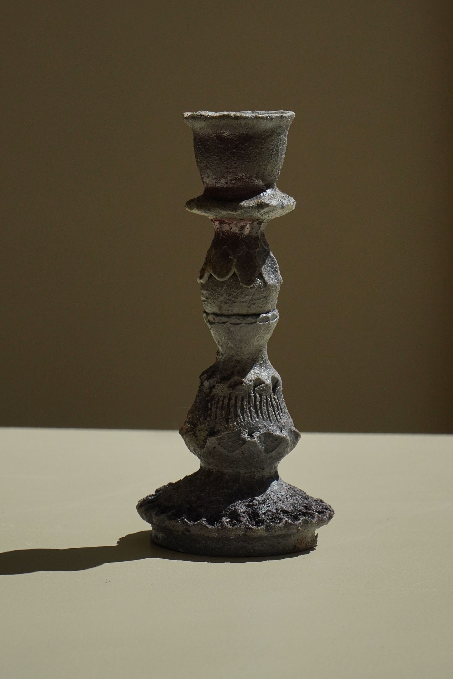 BOUGEOIR FEU DE BOIS IV