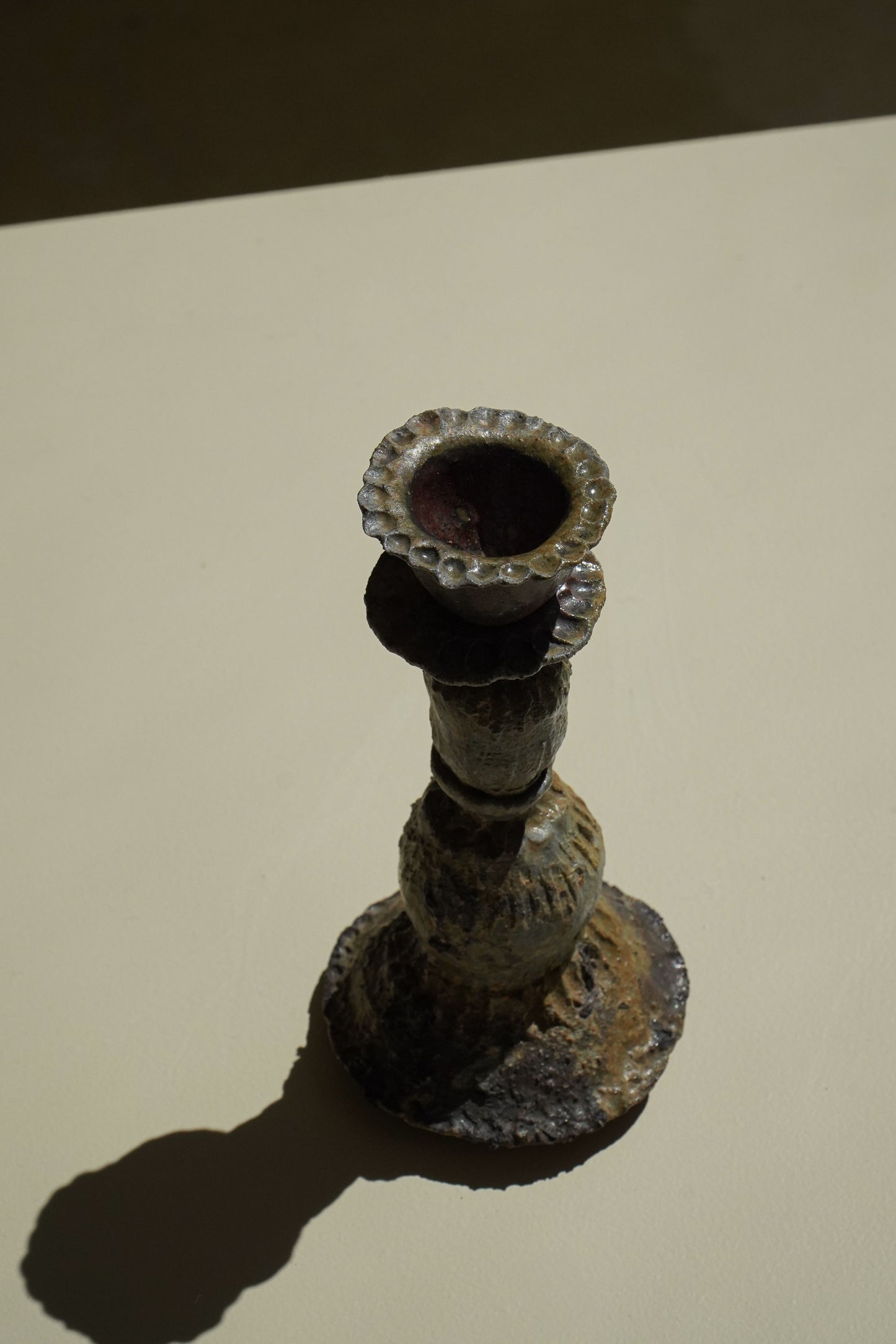 BOUGEOIR FEU DE BOIS II