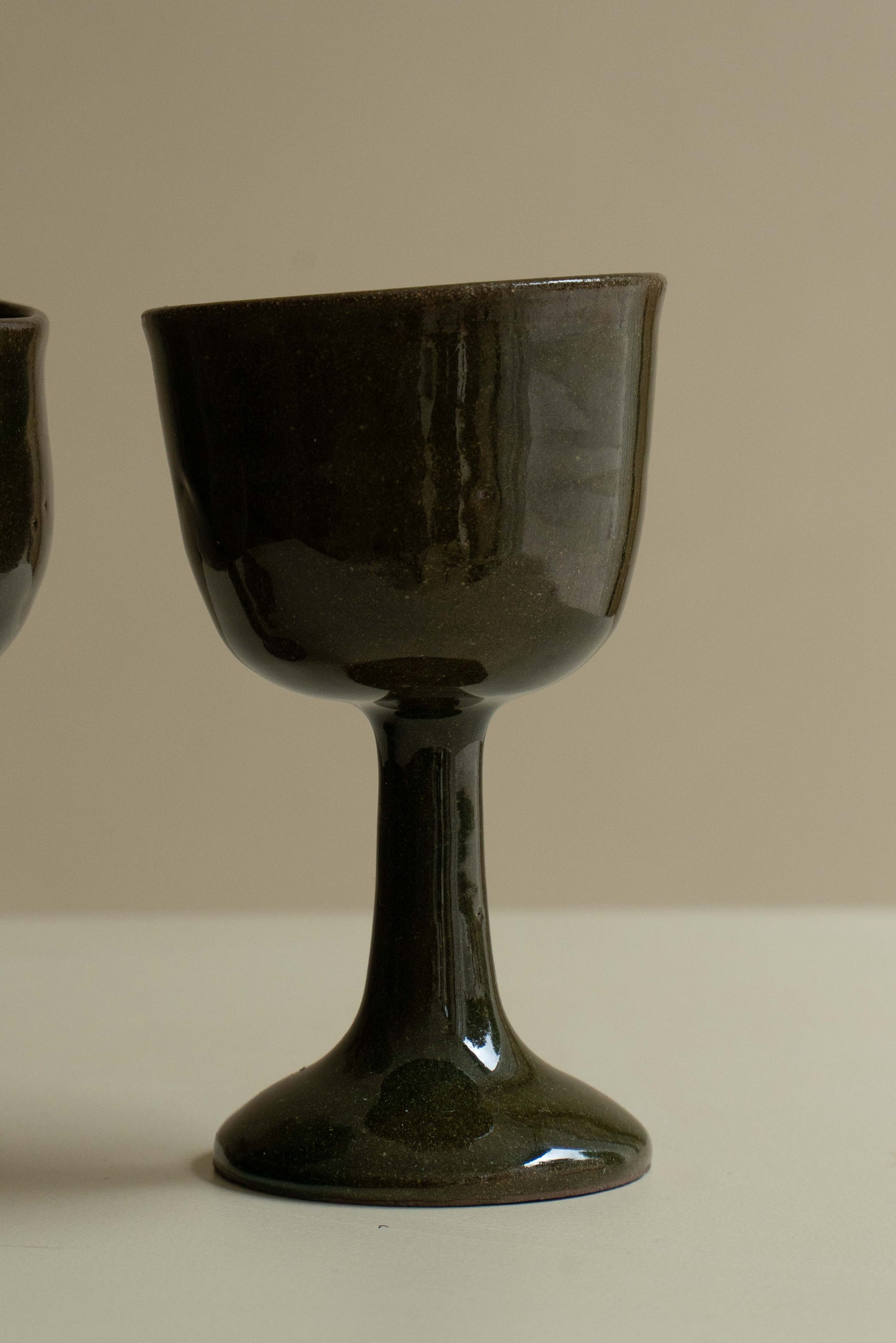 VERRE TOURNÉ VERT