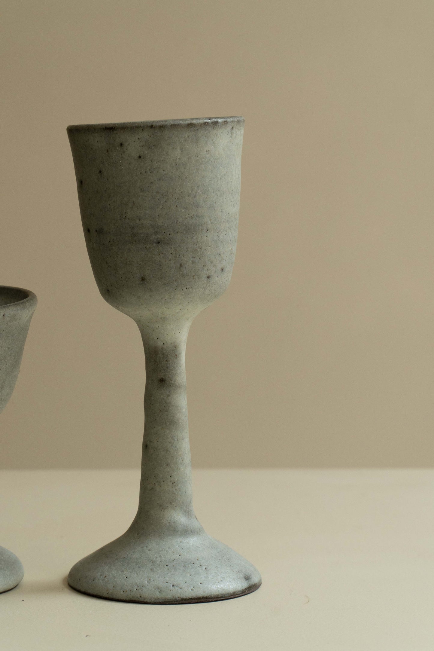 VERRE À PIED TOURNÉ