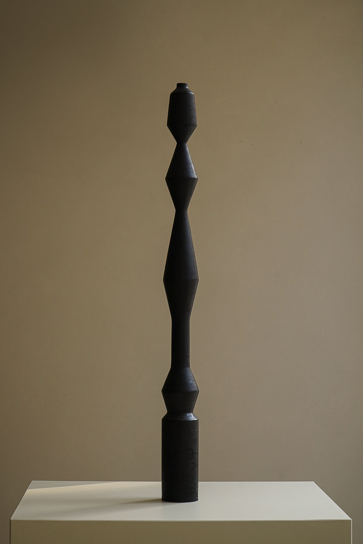 SCULPTURE MERISIER BRÛLÉ