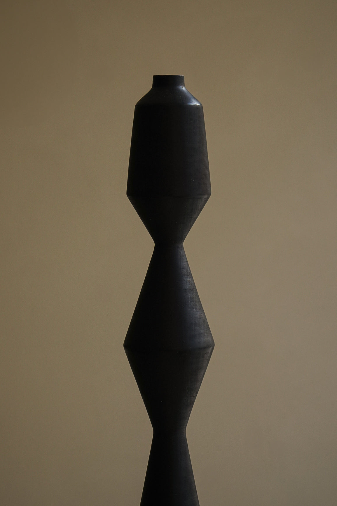 SCULPTURE MERISIER BRÛLÉ