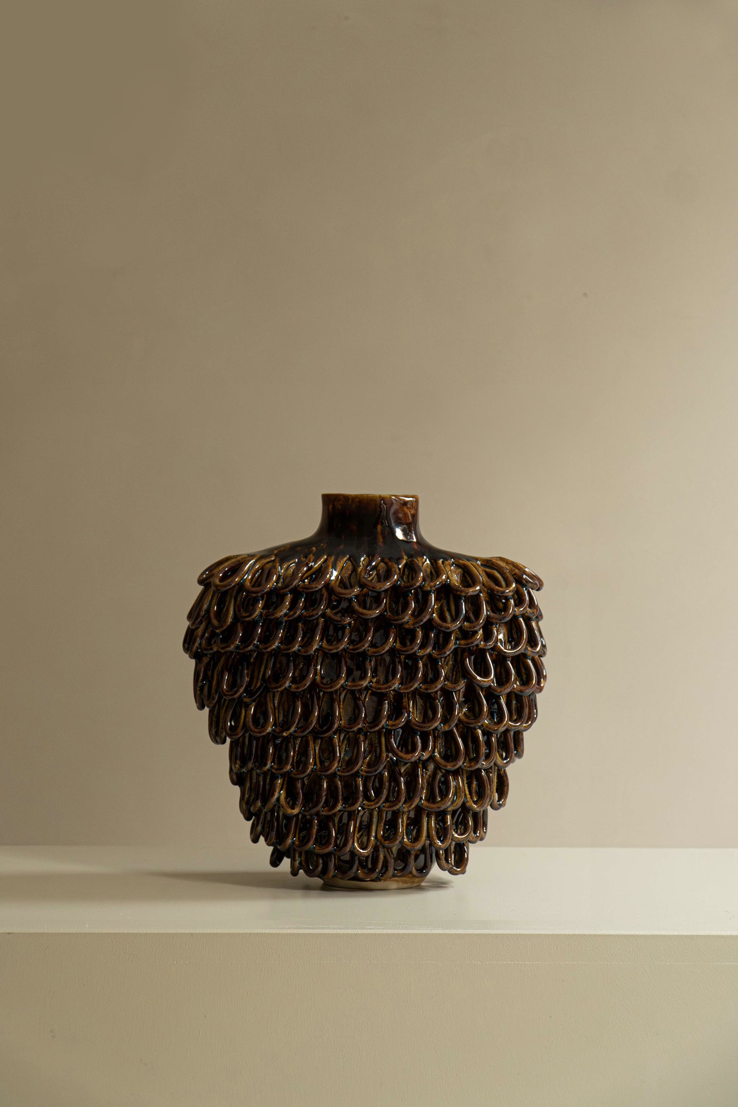 “cornucopia” candle holder