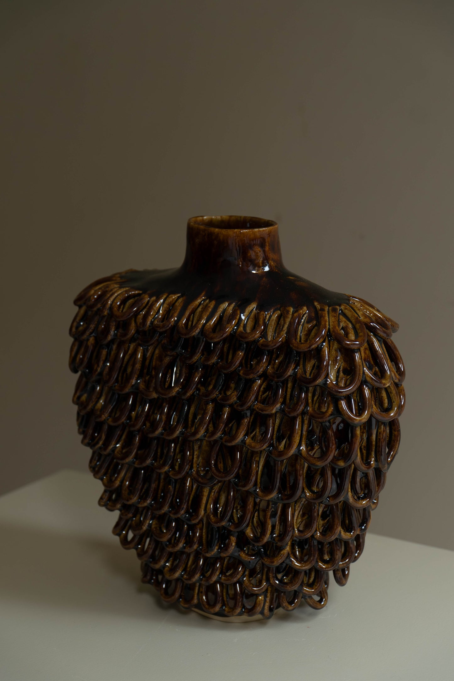 “cornucopia” candle holder