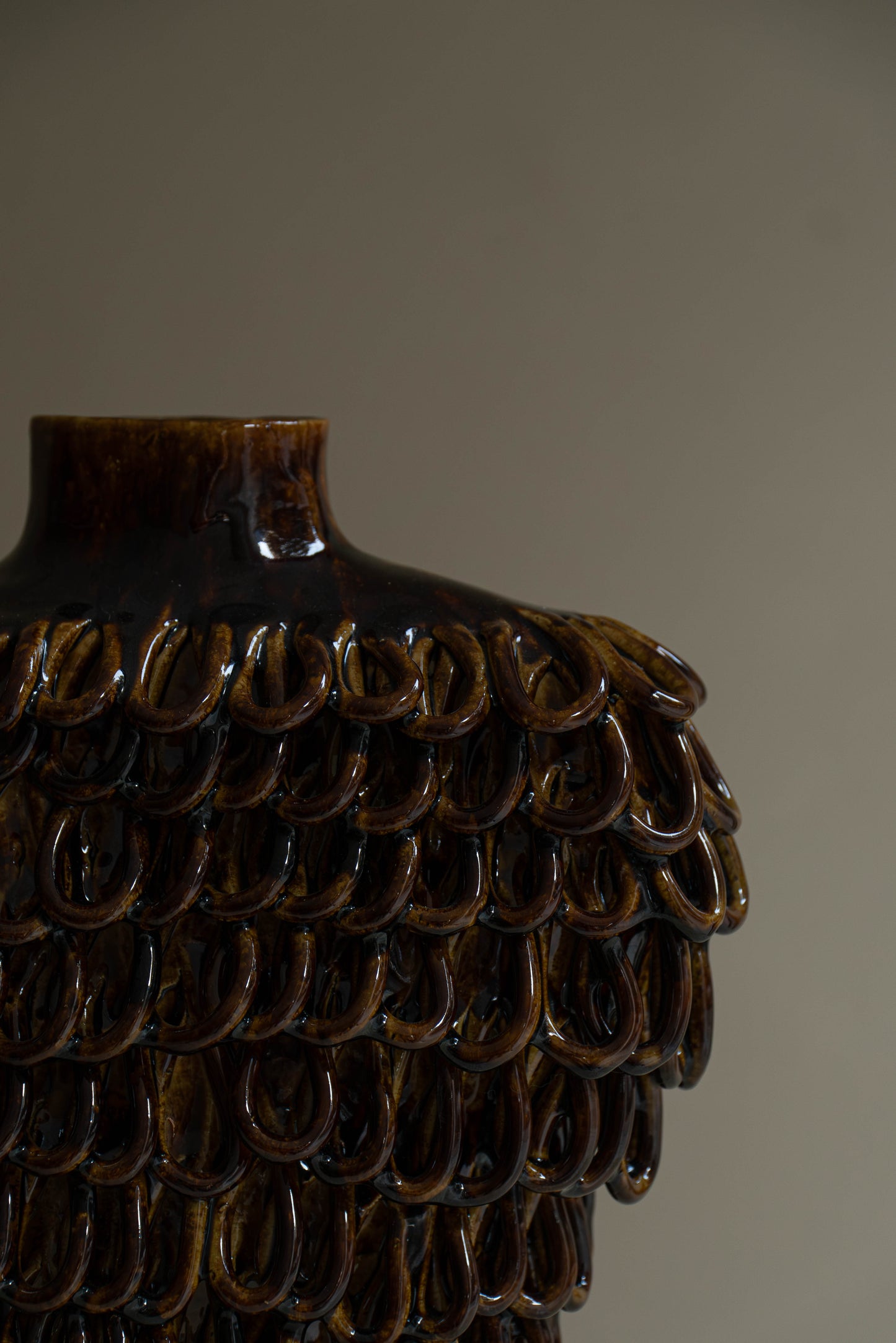 “cornucopia” candle holder