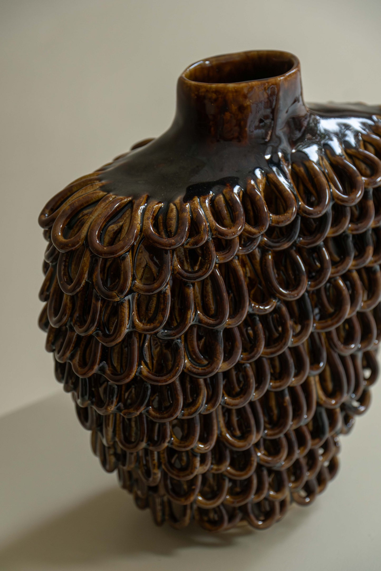 “cornucopia” candle holder