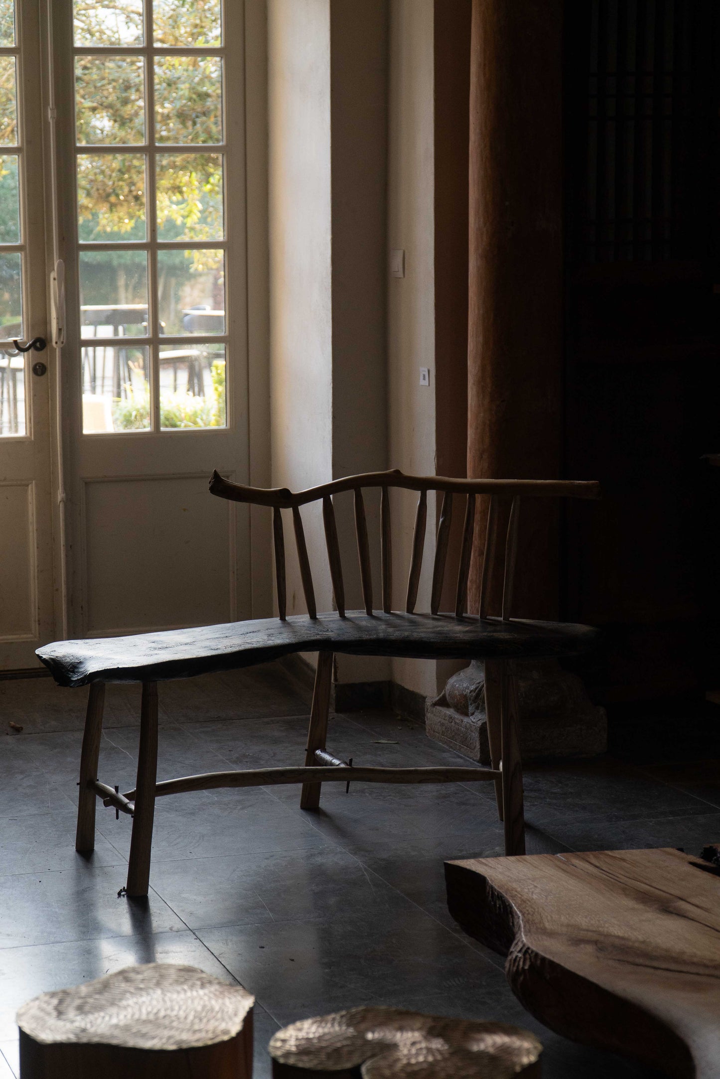 BANC SCULPTÉ