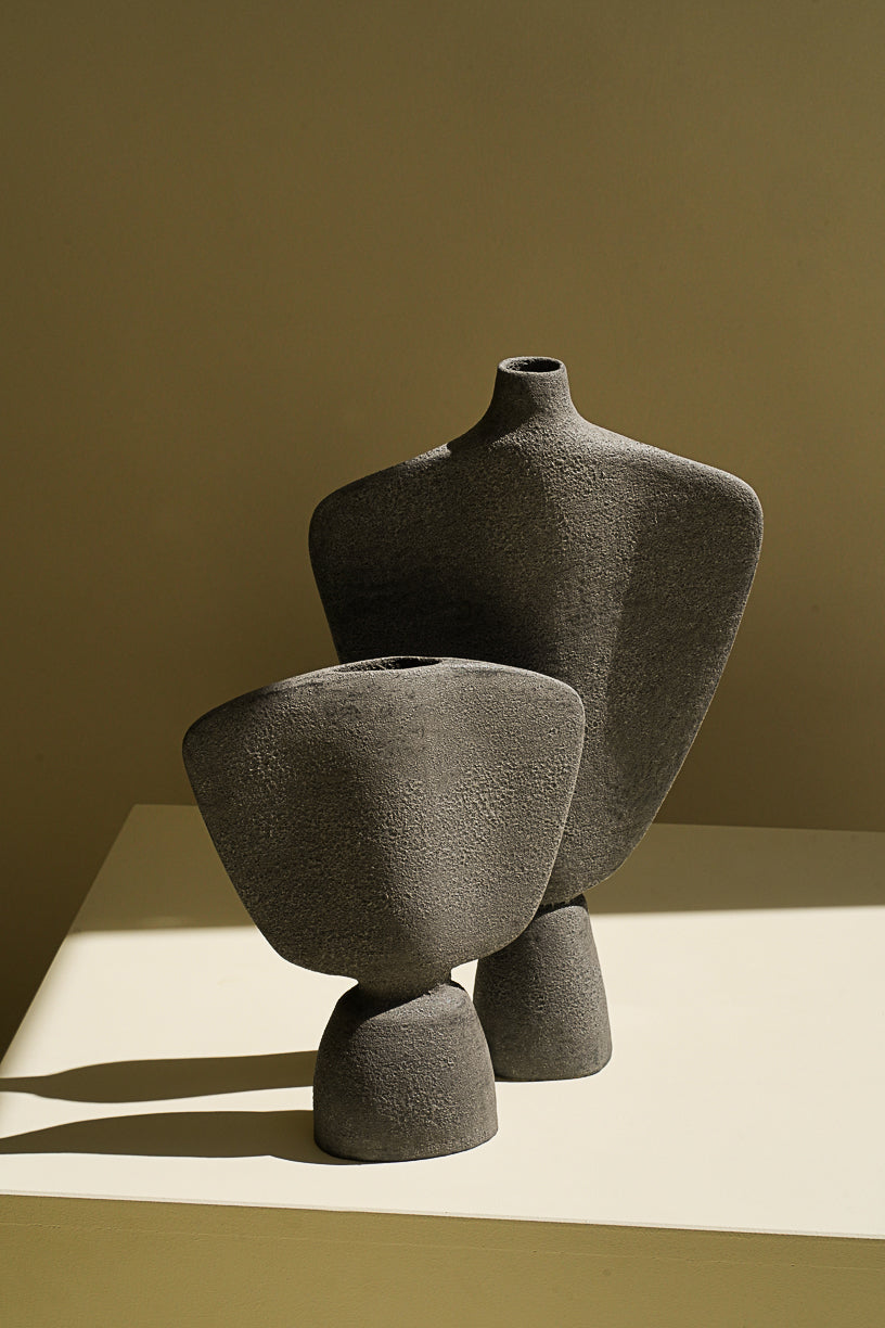 Crater silhouette vase