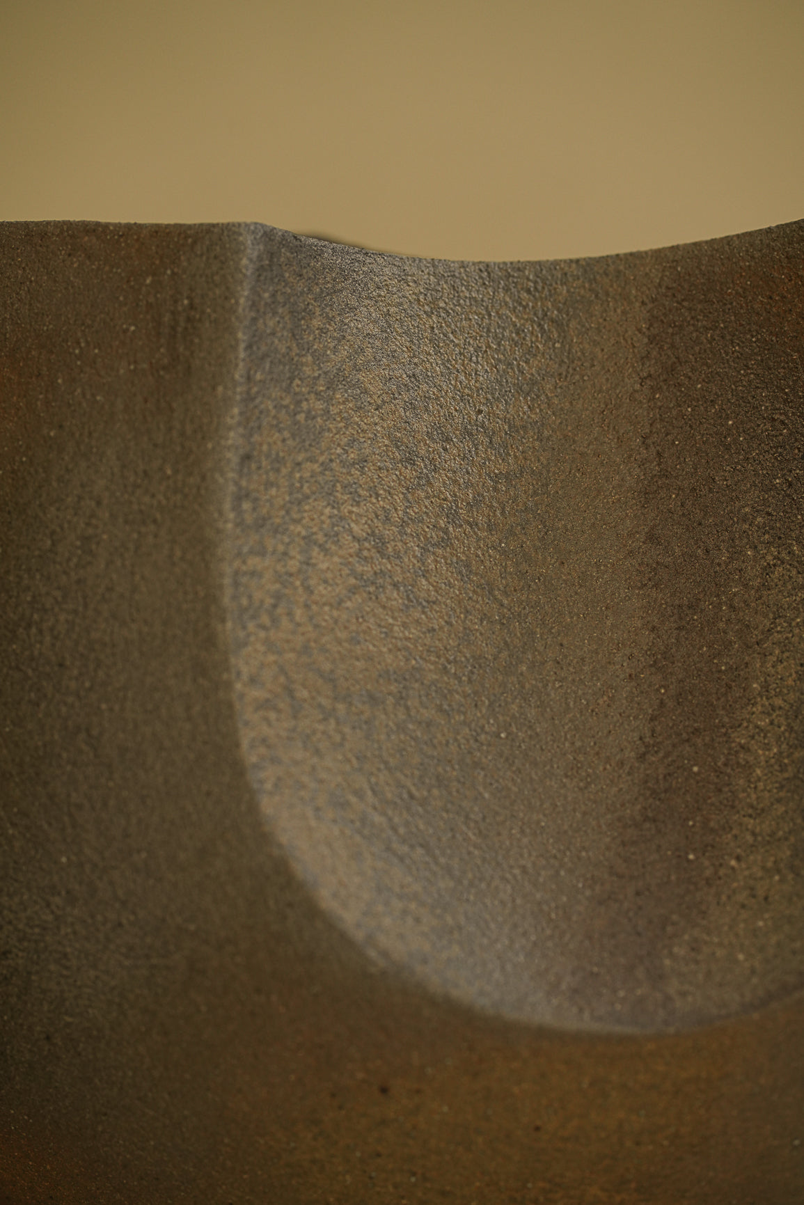 GRAND VASE CUIT AU BOIS