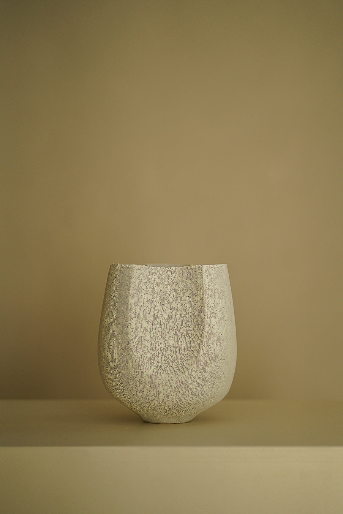 Cracked Enamel Vase