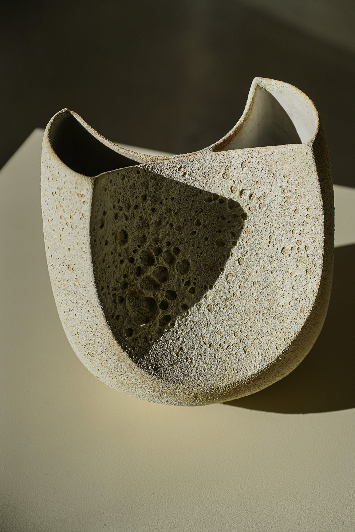 Enamel Crater Vase