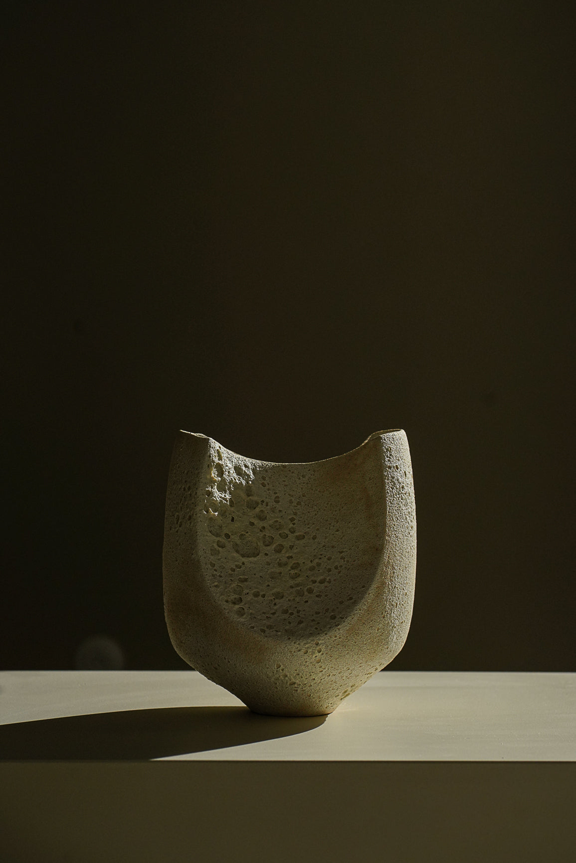 Enamel Crater Vase