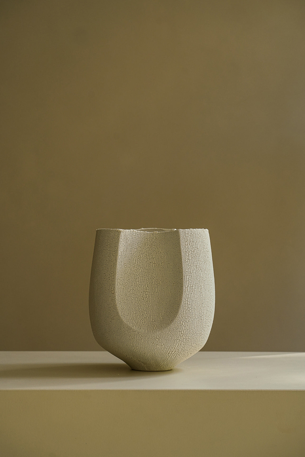 Cracked Enamel Vase