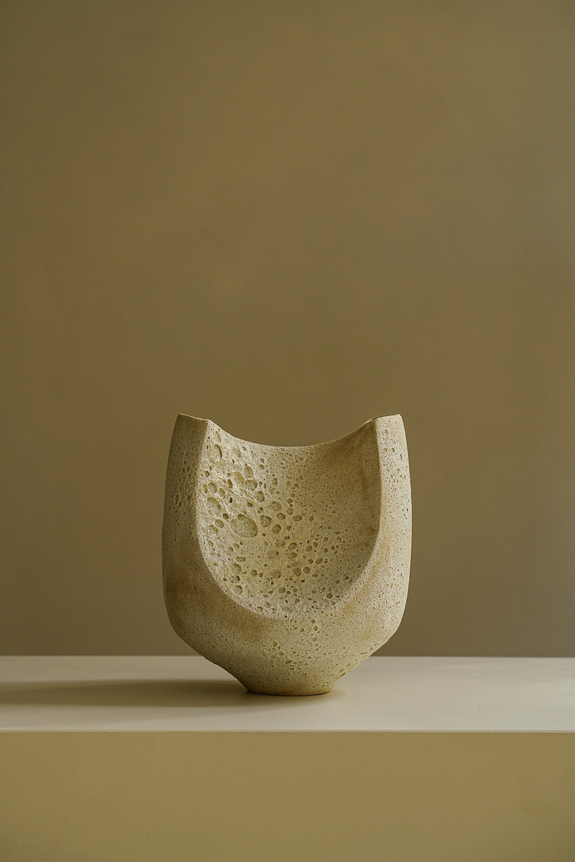 Enamel Crater Vase