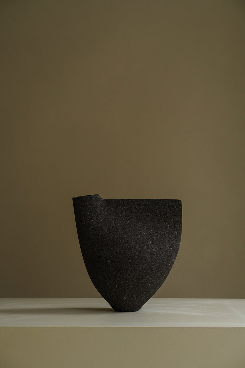 Vase Bird Noir II