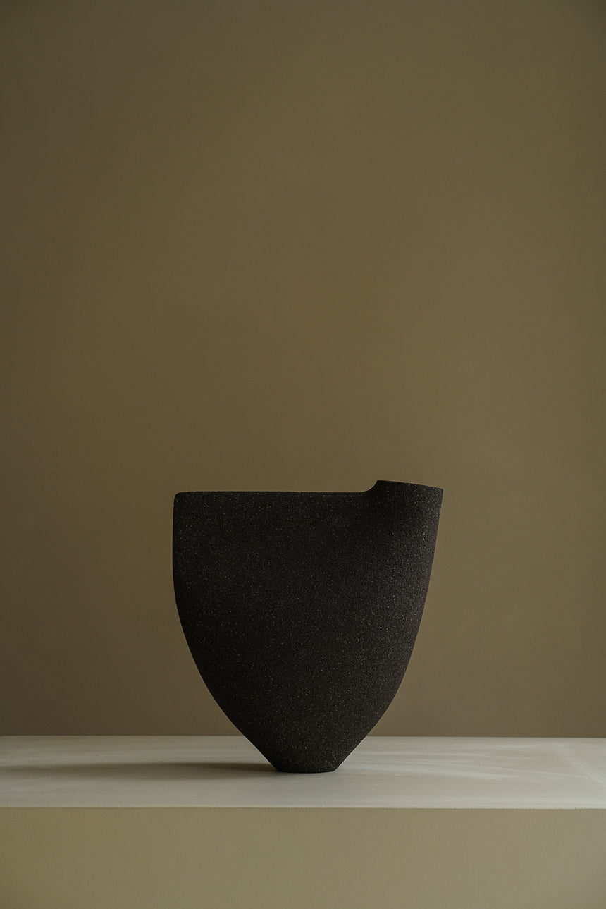 Vase Bird Noir II