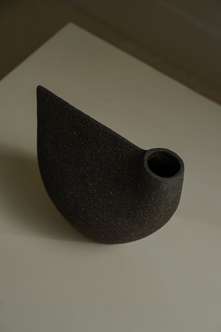 Vase Bird Noir I