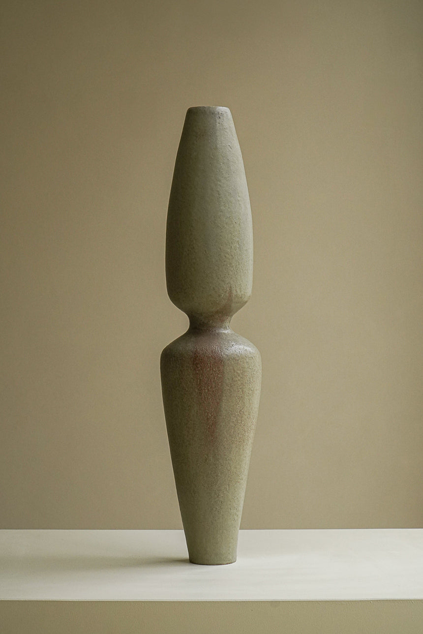 Large Bronze Enamel Vase