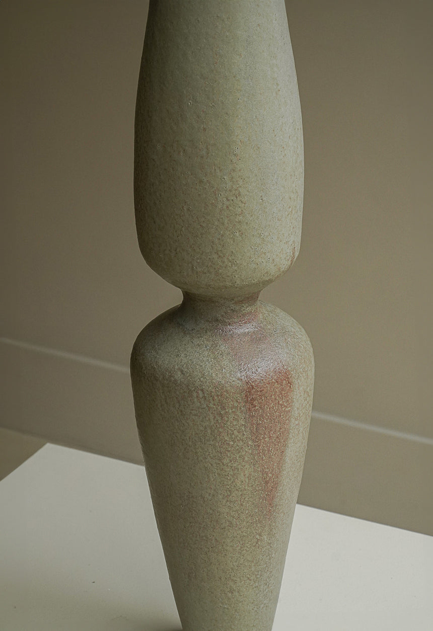Large Bronze Enamel Vase