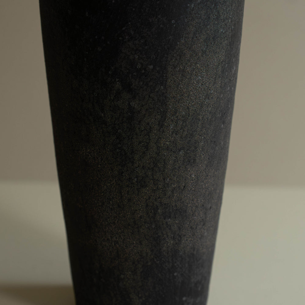 
                      
                        VASE COROLLE CRATÈRE NOIR
                      
                    