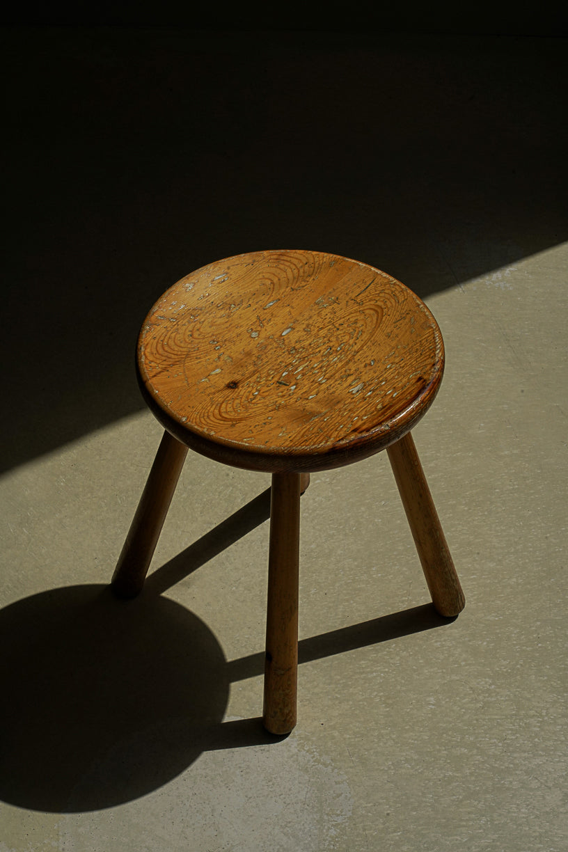 Charlotte Perriand round stool