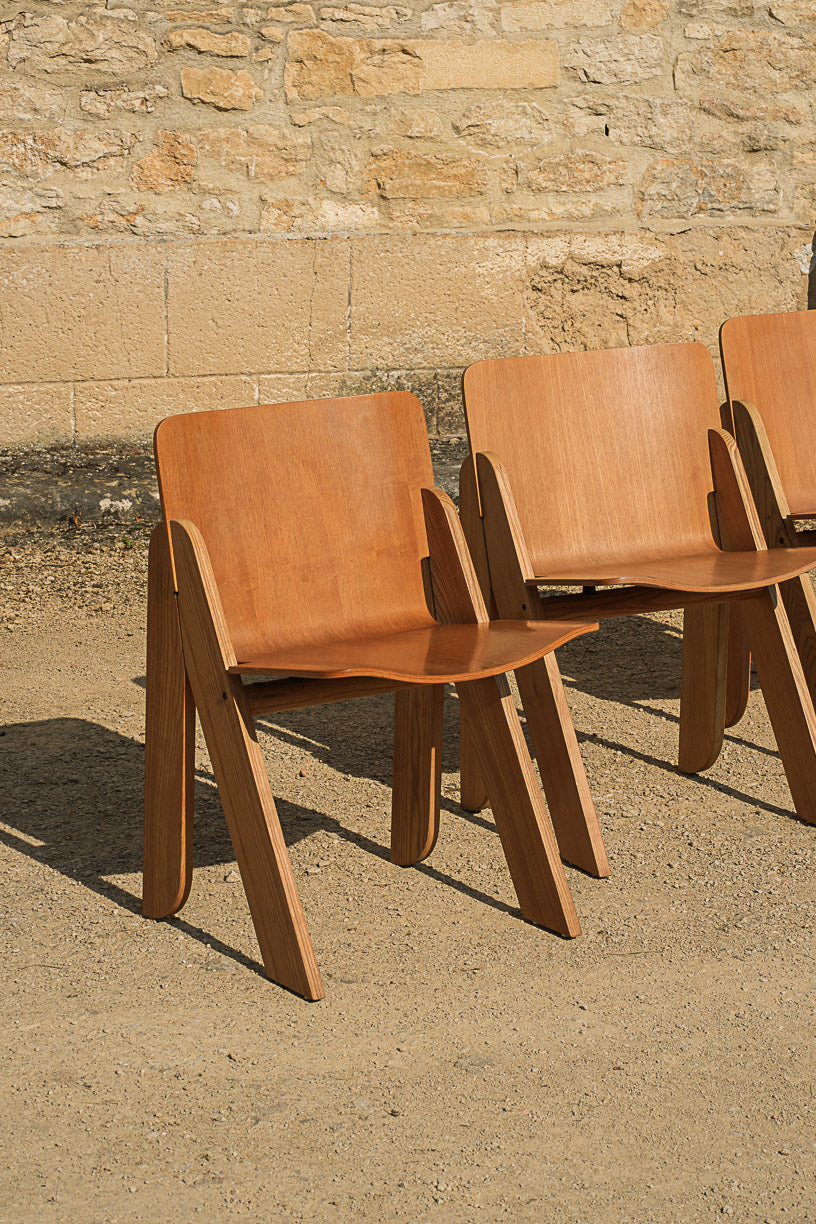 Trio de chaises "Peota" Gigi Sabadin
