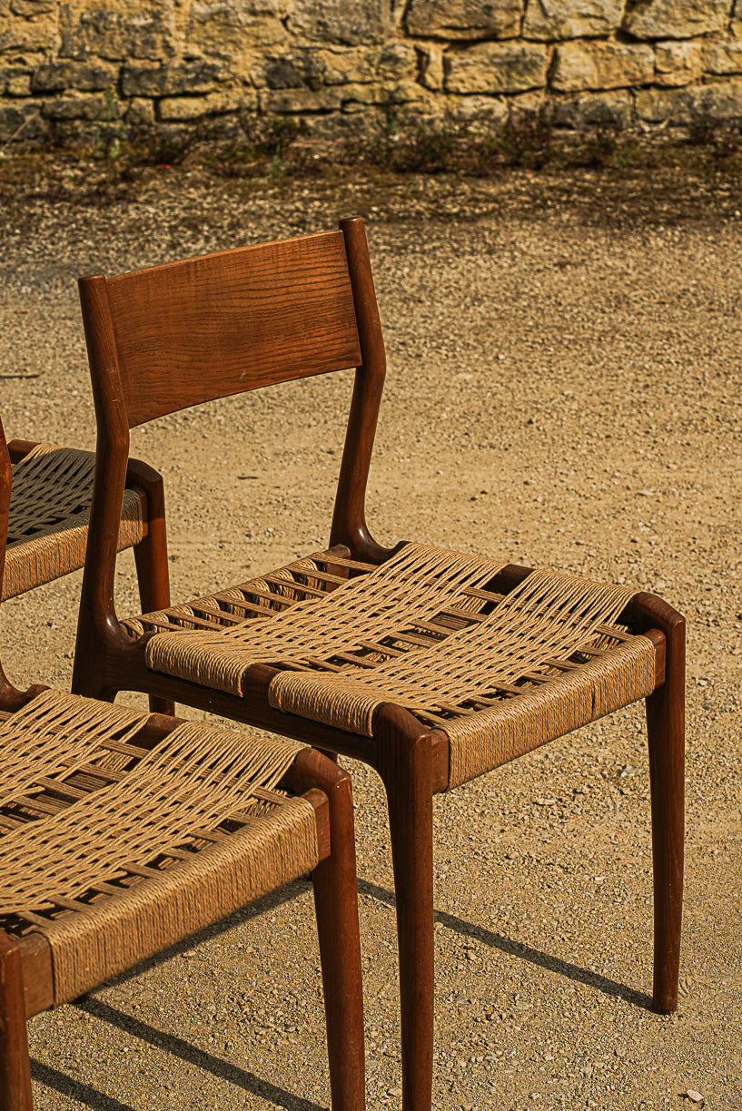 Set of 6 Gessef chairs