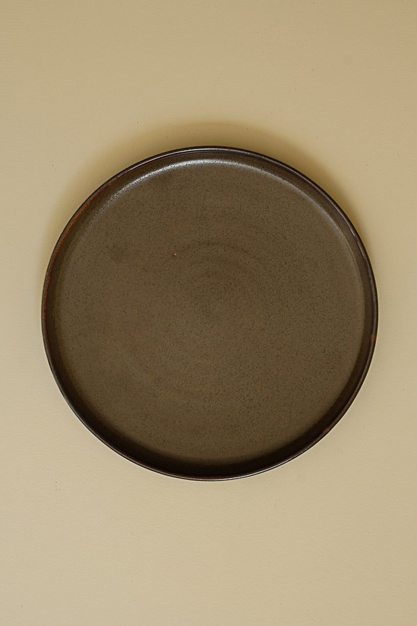 Large Kono ebony plate